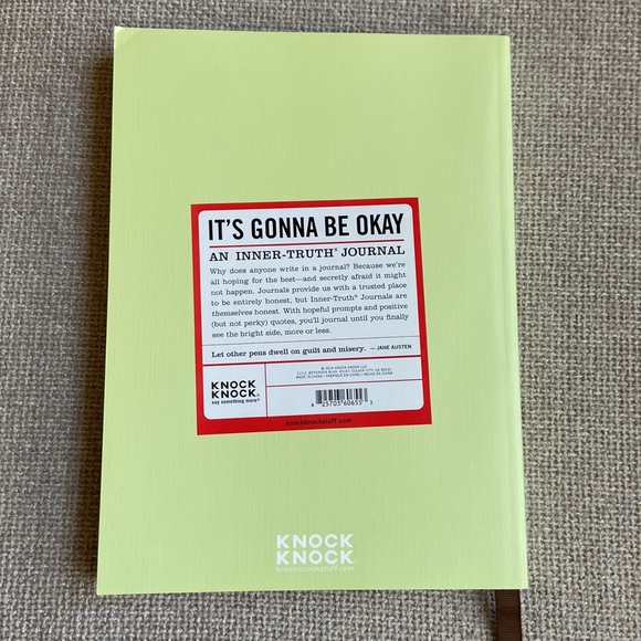 NWT Knock Knock | It's Gonna Be Okay Mini Inner-Truth Journal - Picture 8 of 8